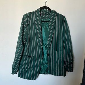 Nasty Gal Pinestriped Blazer